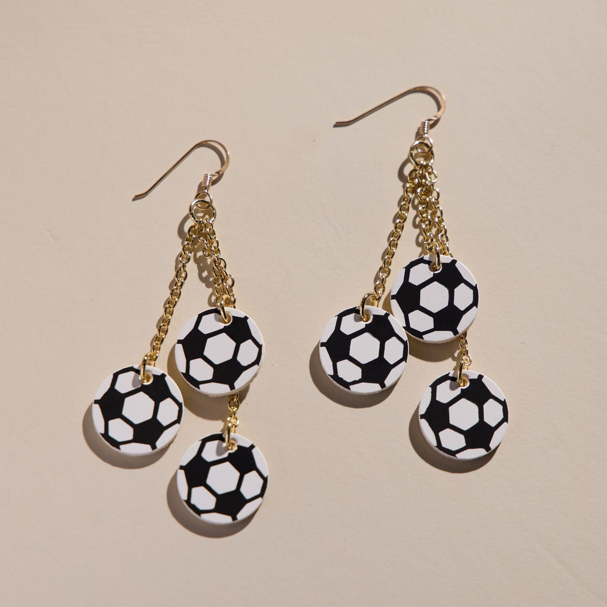 Striker Soccer Earrings