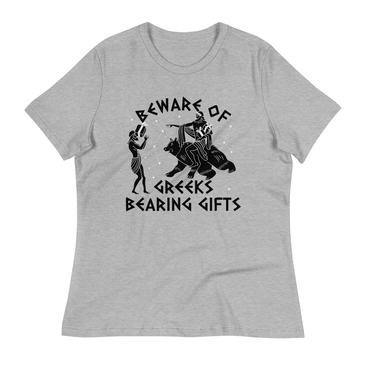 Beware Of Greeks Bearing Gifts Women's Signature Tee