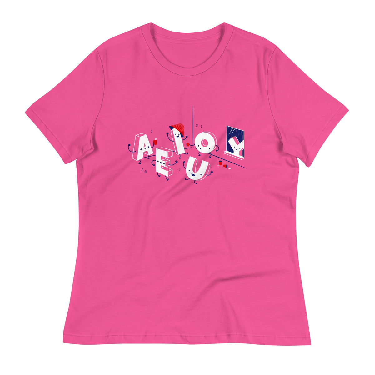 Vowel Party Time Women's Signature Tee