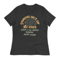 Coming Out Of My Cave And I've Been Doing Just Fine Women's Signature Tee