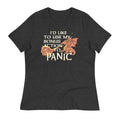 I'd Like To Use My Bonus Action To Panic Women's Signature Tee