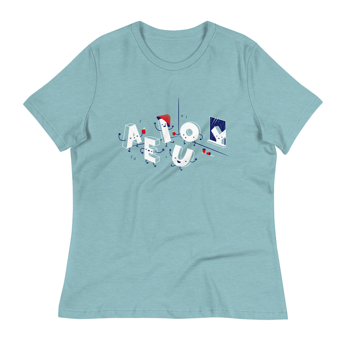 Vowel Party Time Women's Signature Tee