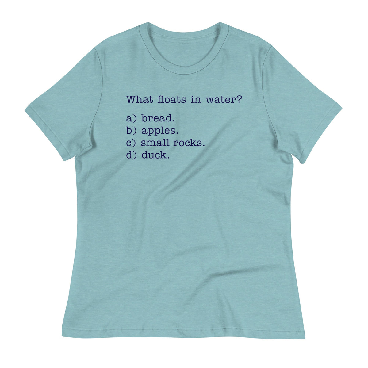 What Floats In Water? Women's Signature Tee