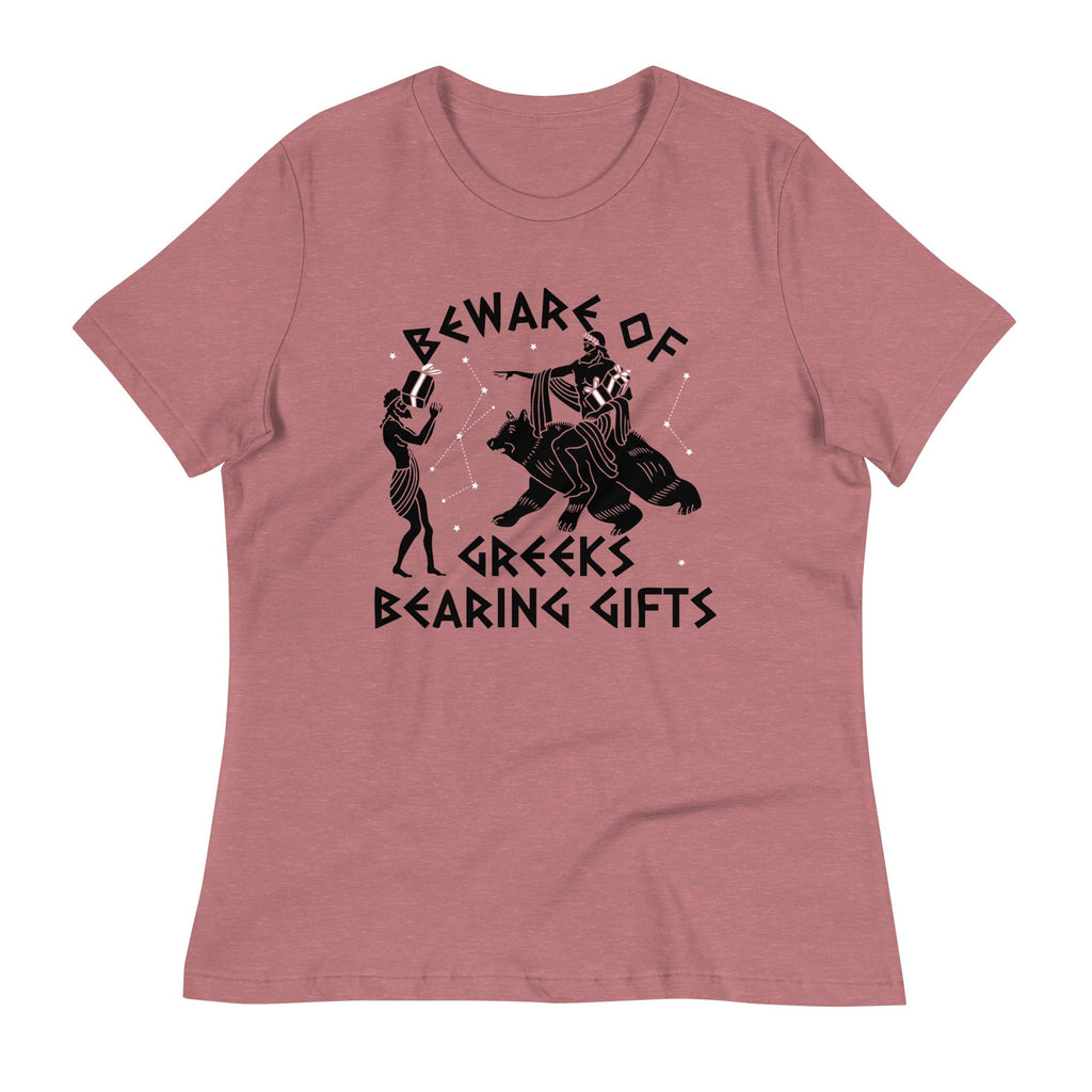 Beware Of Greeks Bearing Gifts Women's Signature Tee