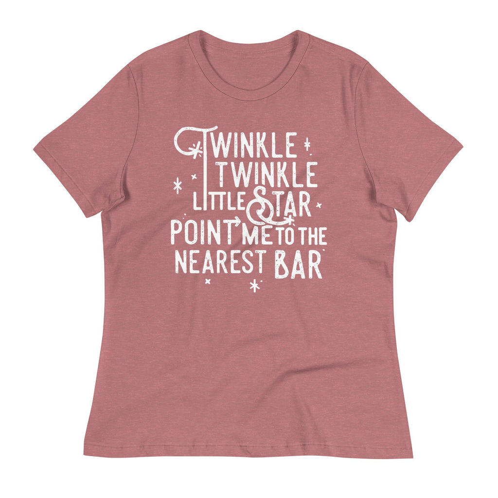 Point Me To The Nearest Bar Women's Signature Tee