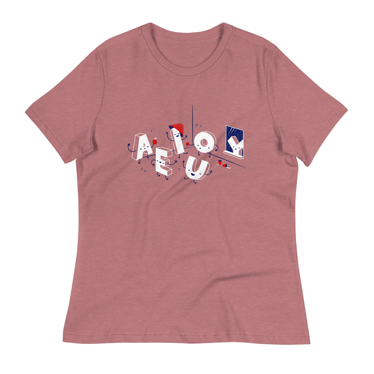 Vowel Party Time Women's Signature Tee