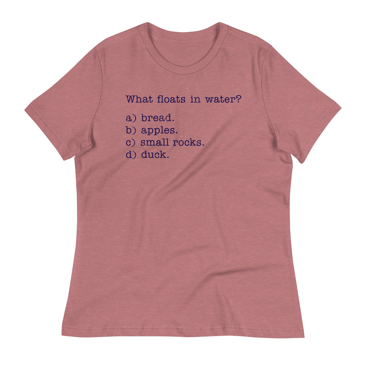 What Floats In Water? Women's Signature Tee