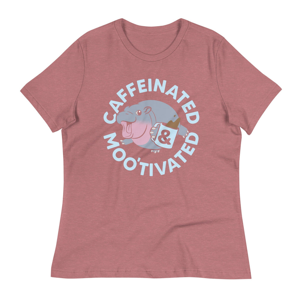 Caffeinated & Moo'tivated Women's Signature Tee