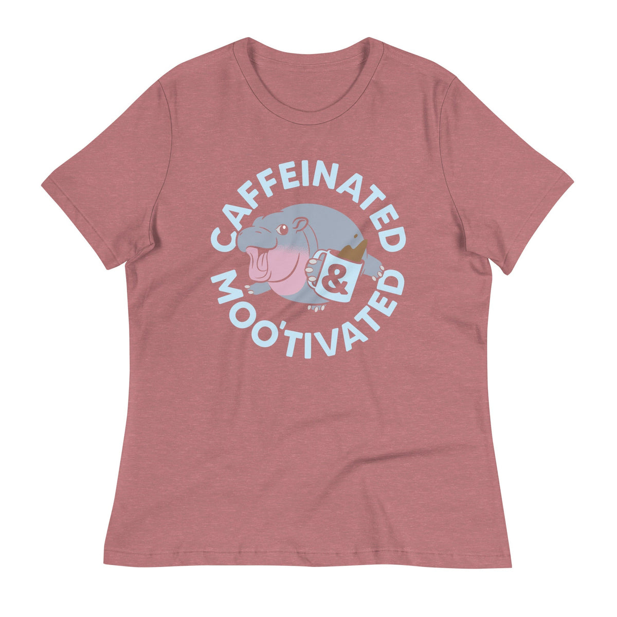 Caffeinated & Moo'tivated Women's Signature Tee