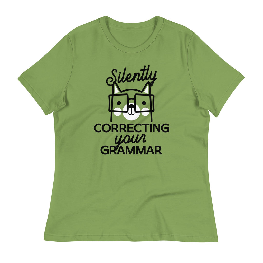 Silently Correcting Your Grammar Women's Signature Tee