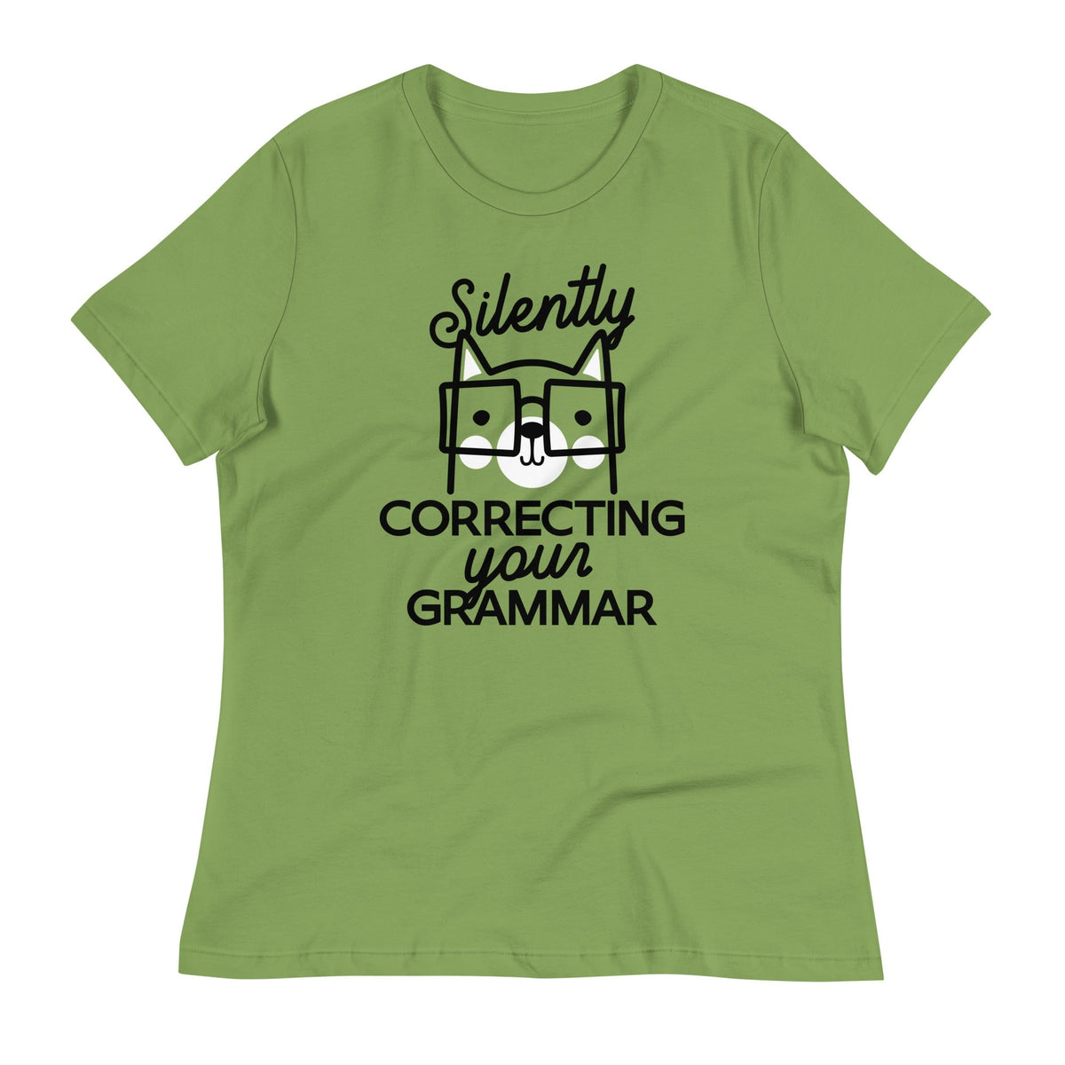 Silently Correcting Your Grammar Women's Signature Tee