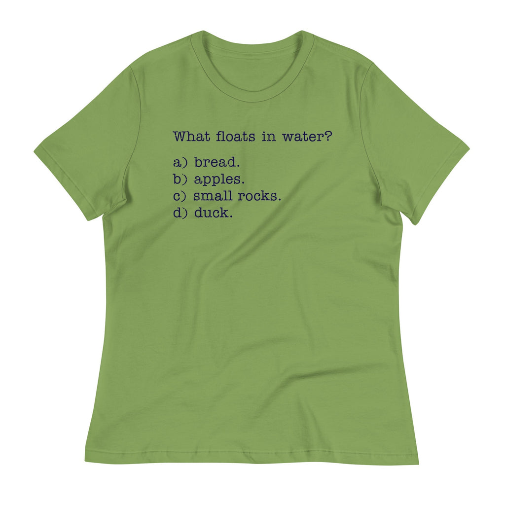 What Floats In Water? Women's Signature Tee