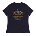 The Consequences Of My Own Actions Women's Signature Tee