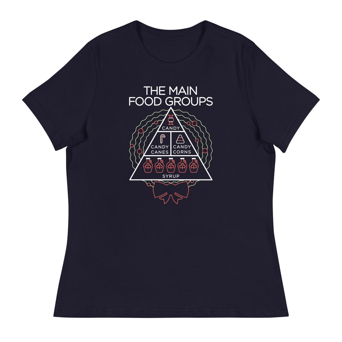 The Main Food Groups Women's Signature Tee