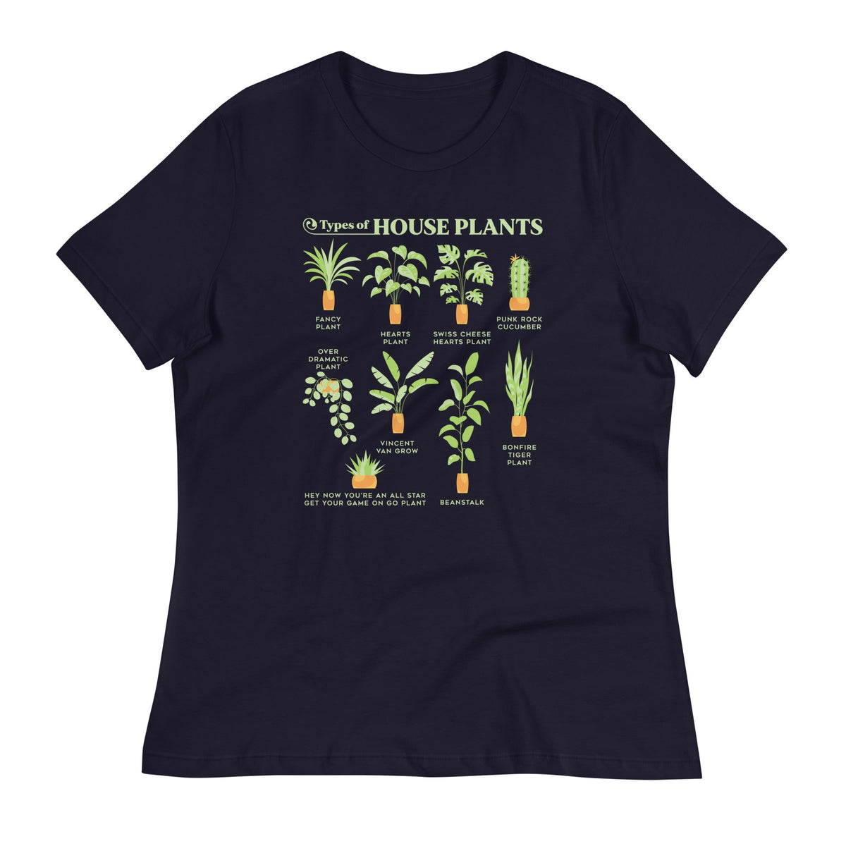 Types Of House Plants Women's Signature Tee