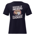 Showing up with Cookies Women's Relaxed Tee