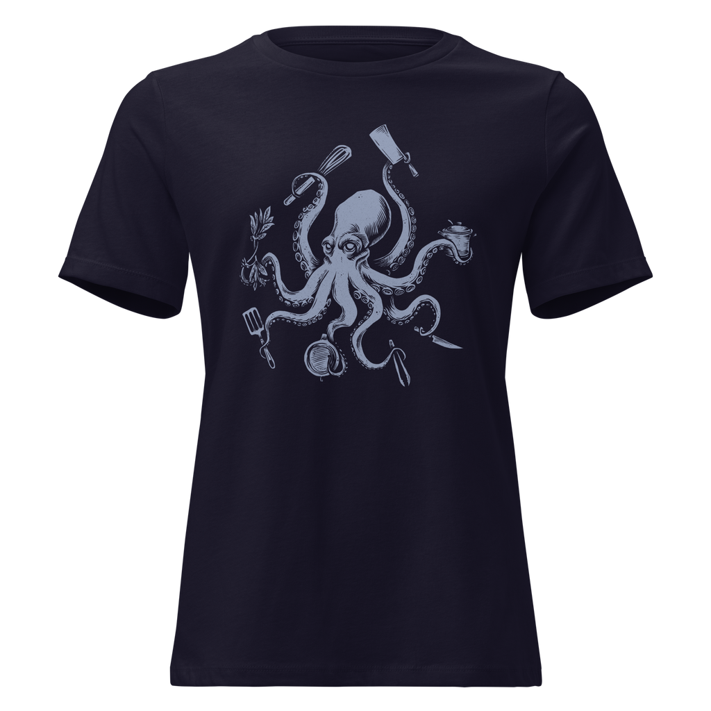 Chef Octopus Women's Relaxed Tee