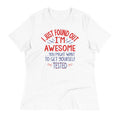 I'm Awesome, Get Yourself Tested Women's Signature Tee