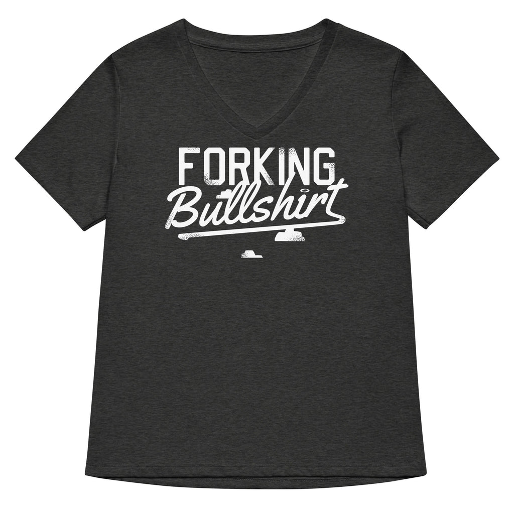 Forking Bullshirt Women's V-Neck Tee