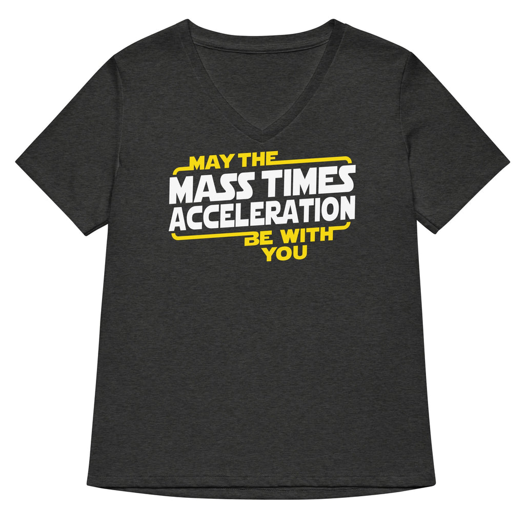 May The Mass x Acceleration Women's V-Neck Tee