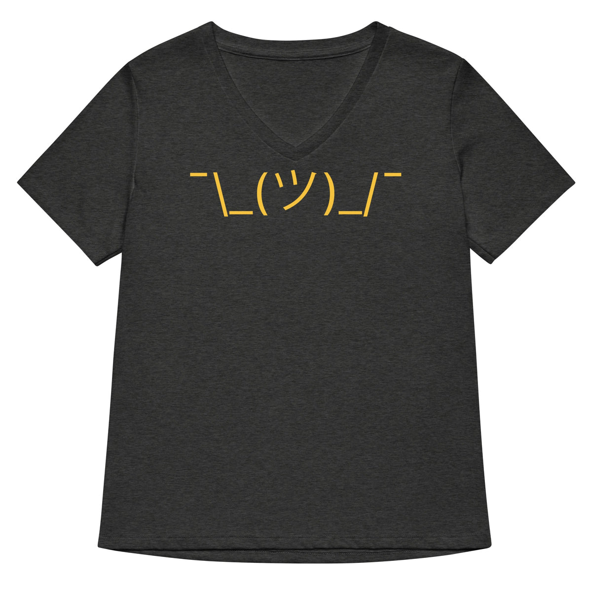 Shrug Emoji Women's V-Neck Tee