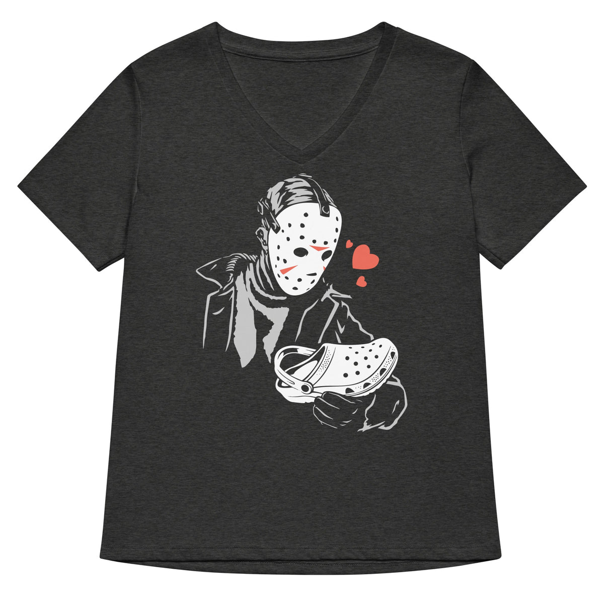 Jason Loves Crocs Women's V-Neck Tee