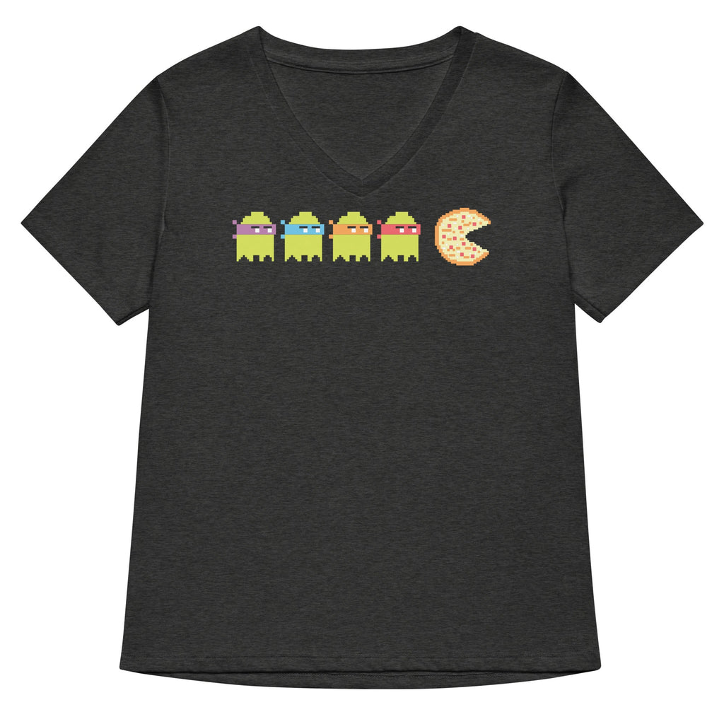 Teenage Mutant Ninja Ghosts Women's V-Neck Tee