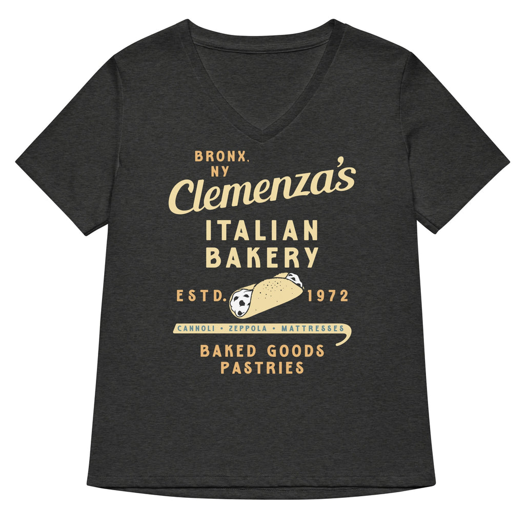 Clemenza's Italian Bakery Women's V-Neck Tee