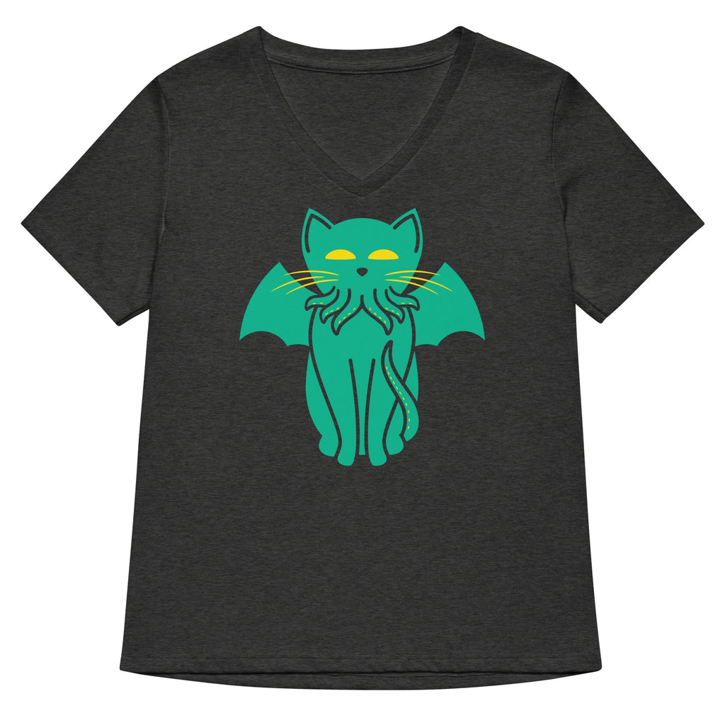 Cathulhu Women's V-Neck Tee