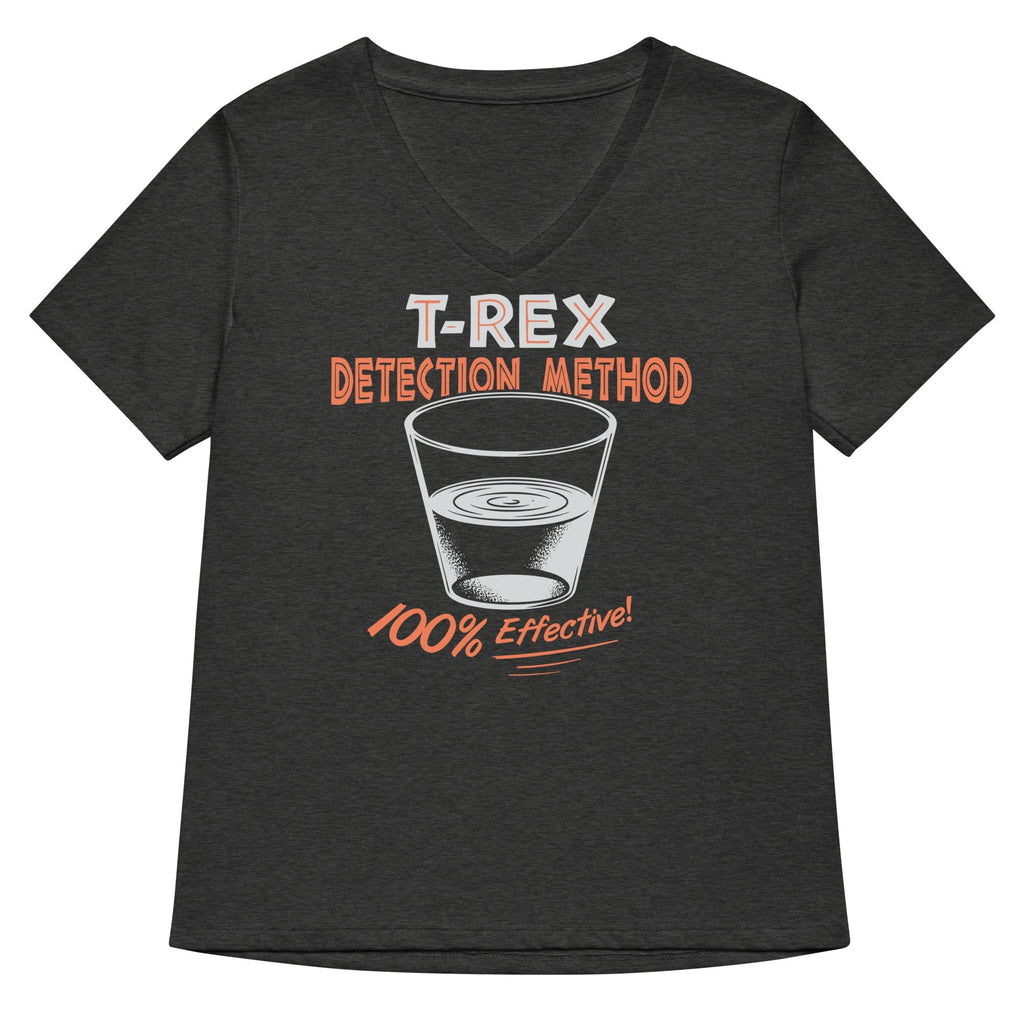 T-Rex Detection Method Women's V-Neck Tee