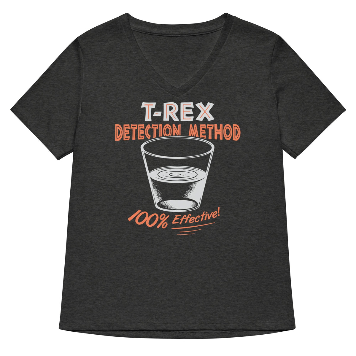 T-Rex Detection Method Women's V-Neck Tee
