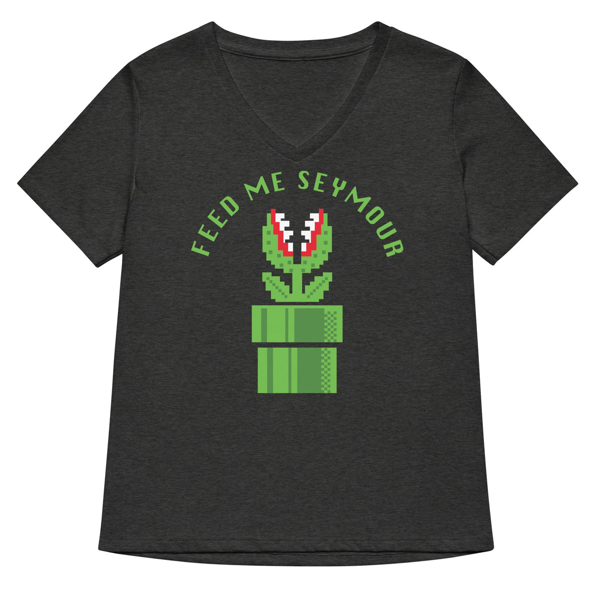 Feed Me Seymour Women's V-Neck Tee