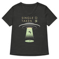 Single Taken UFO Women's V-Neck Tee
