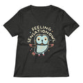 Feeling Sensationowl Women's V-Neck Tee