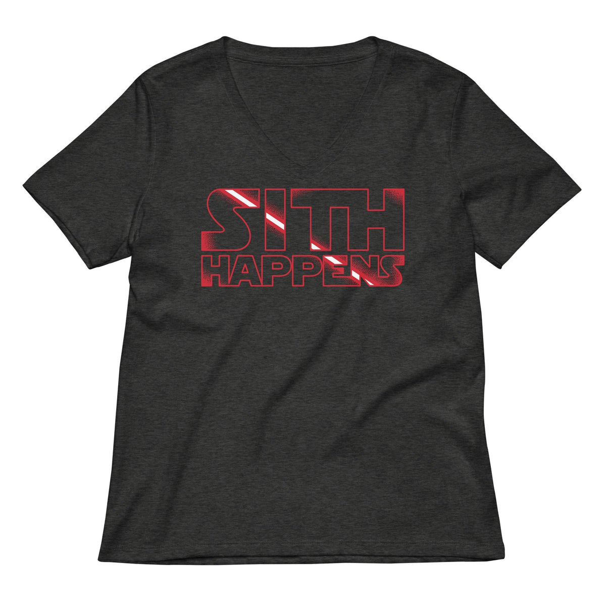Sith Happens Women's V-Neck Tee