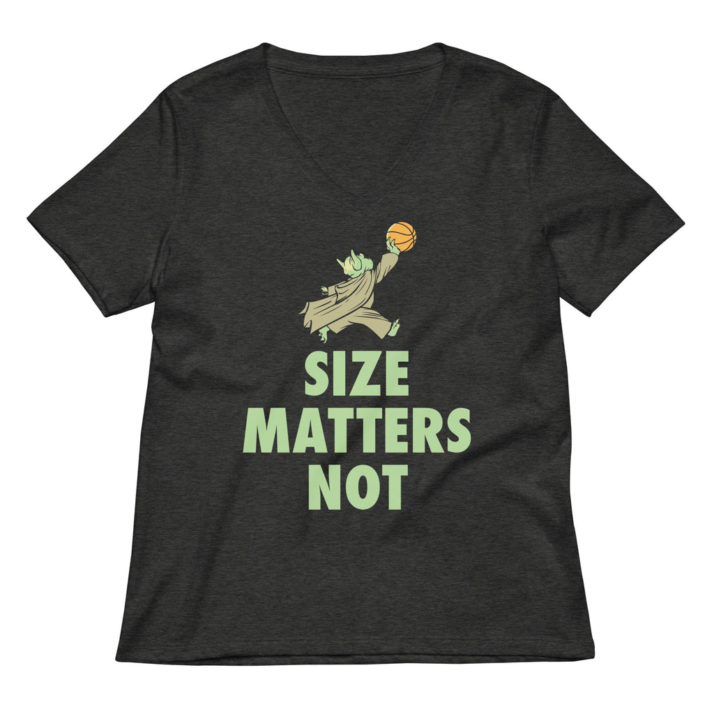 Size Matters Not Women's V-Neck Tee