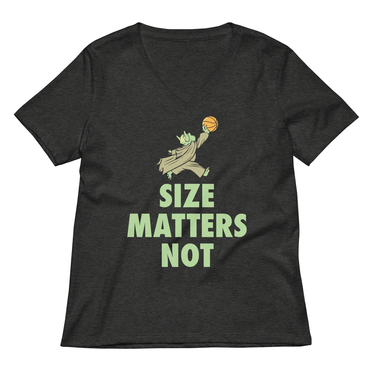 Size Matters Not Women's V-Neck Tee