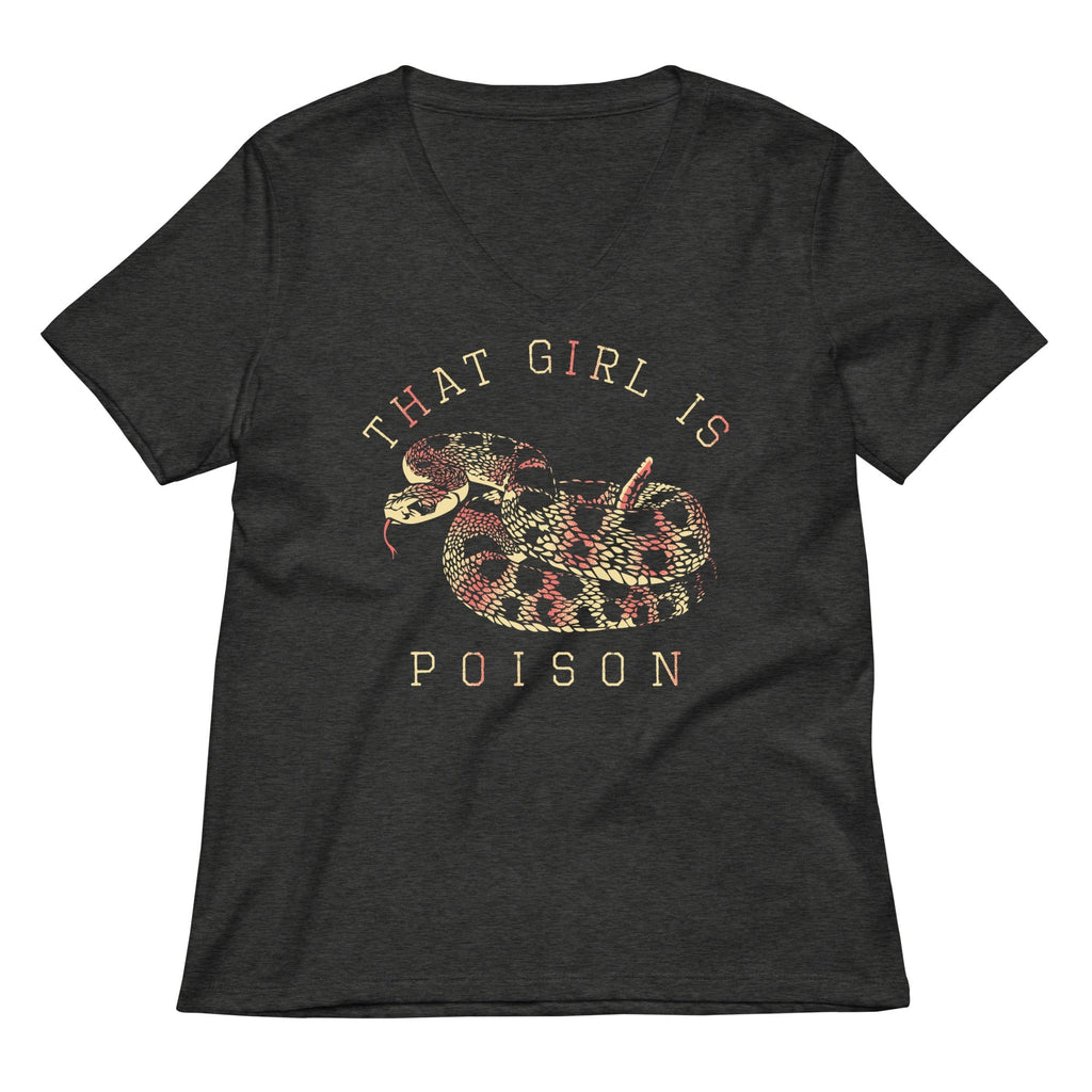 That Girl Is Poison Women's V-Neck Tee