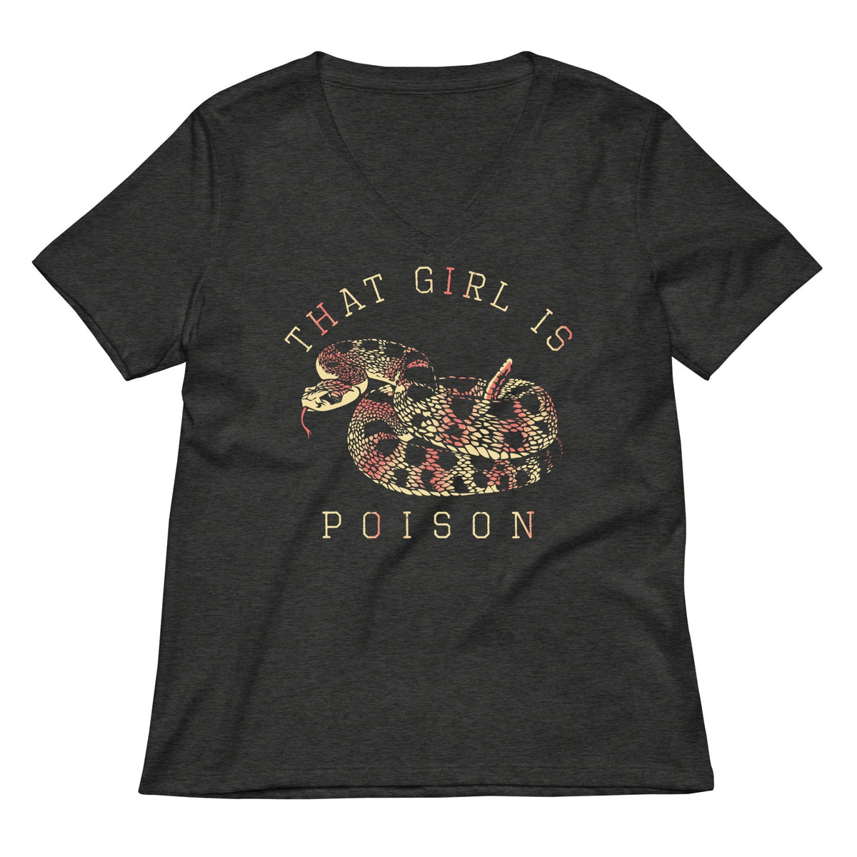 That Girl Is Poison Women's V-Neck Tee