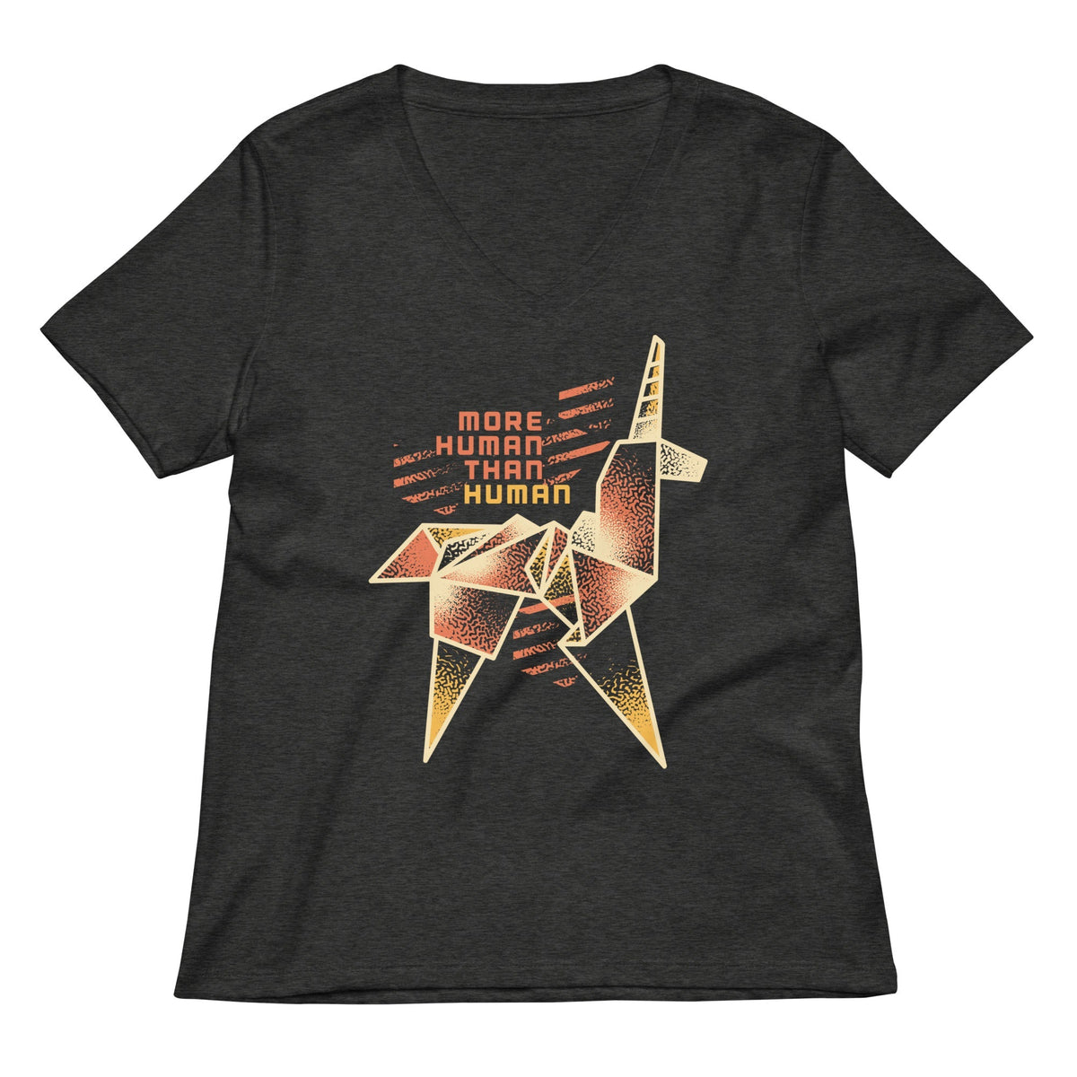 More Human Than Human Women's V-Neck Tee