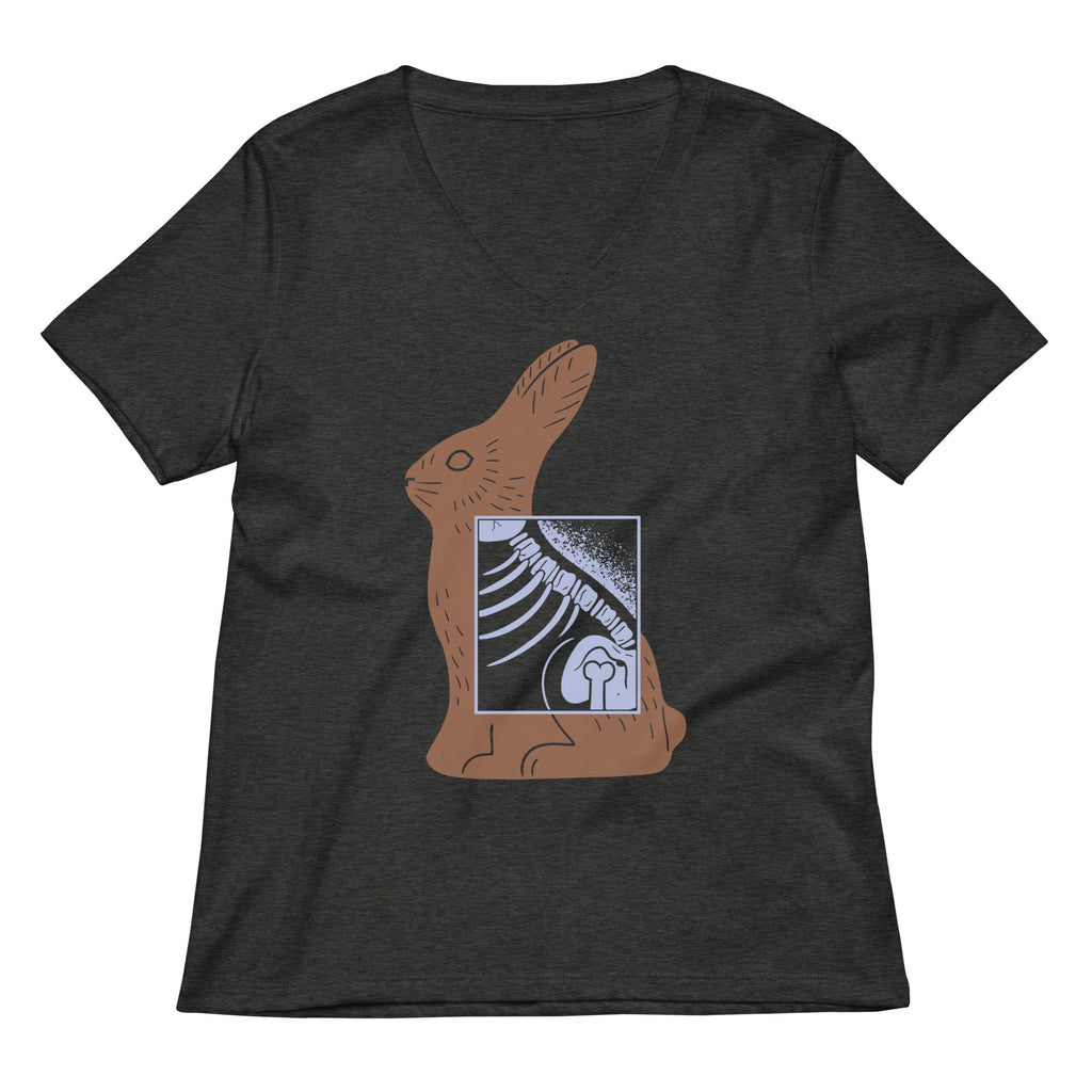 Bunny X-Ray Women's V-Neck Tee