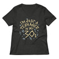 I'm Just A Teenager In My 30's Women's V-Neck Tee
