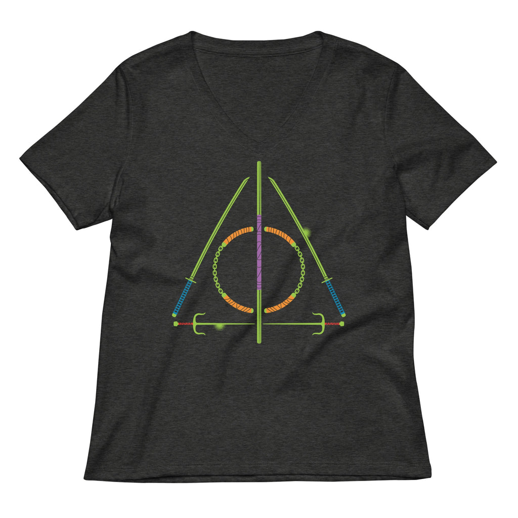 Turtley Hallows Women's V-Neck Tee