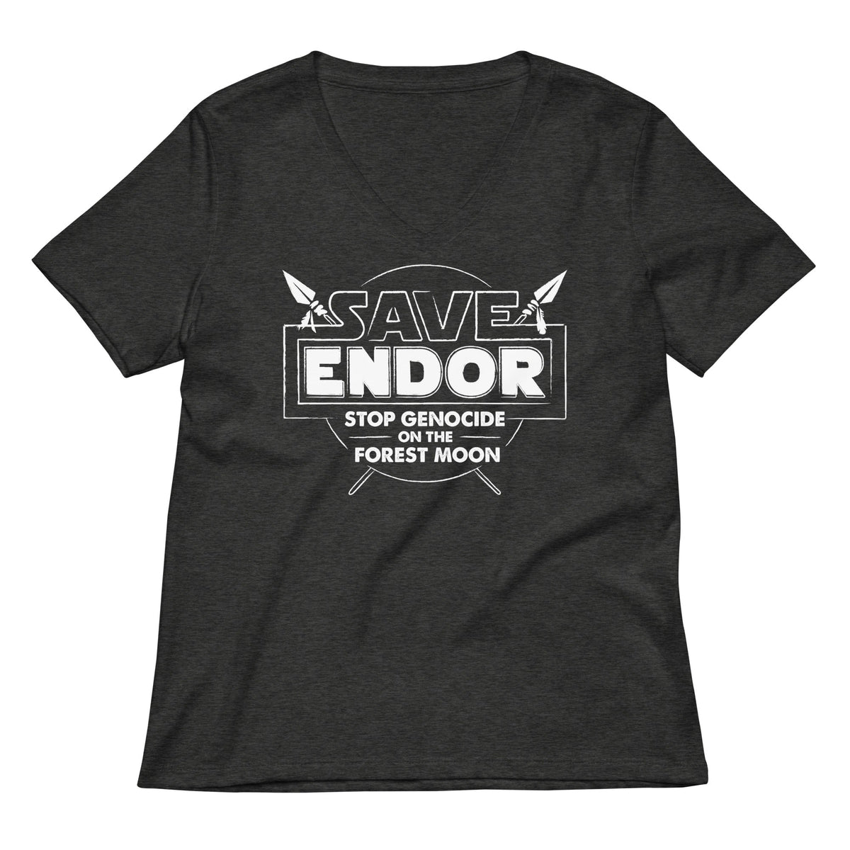Save Endor Women's V-Neck Tee