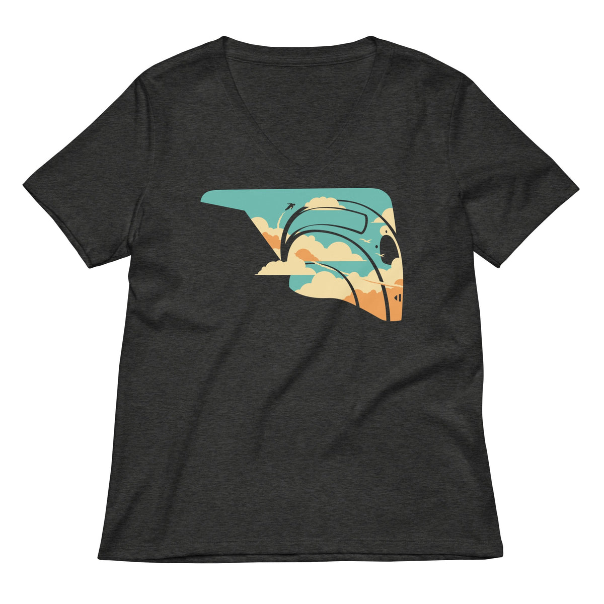 Sky Rocket Women's V-Neck Tee