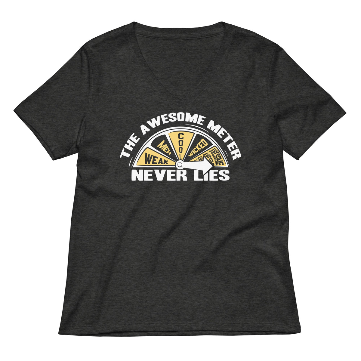 The Awesome Meter Women's V-Neck Tee