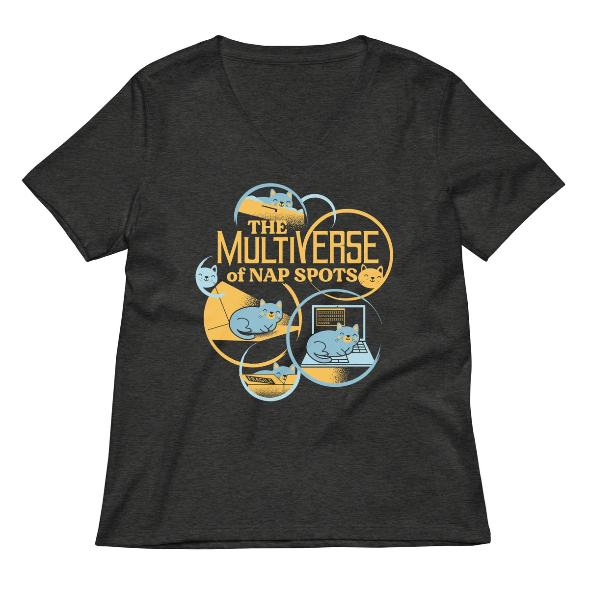 The Multiverse Of Nap Spots Women's V-Neck Tee