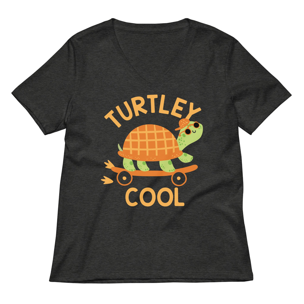 Turtley Cool Women's V-Neck Tee