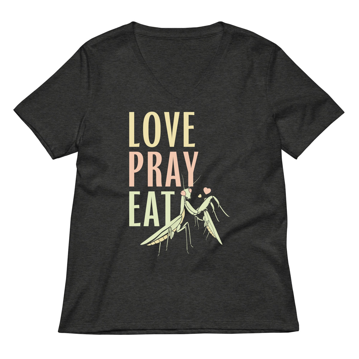 Love Pray Eat Women's V-Neck Tee