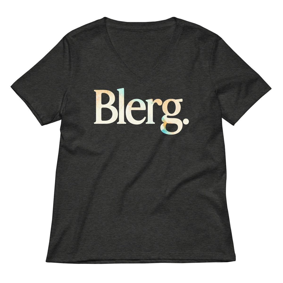 Blerg Women's V-Neck Tee